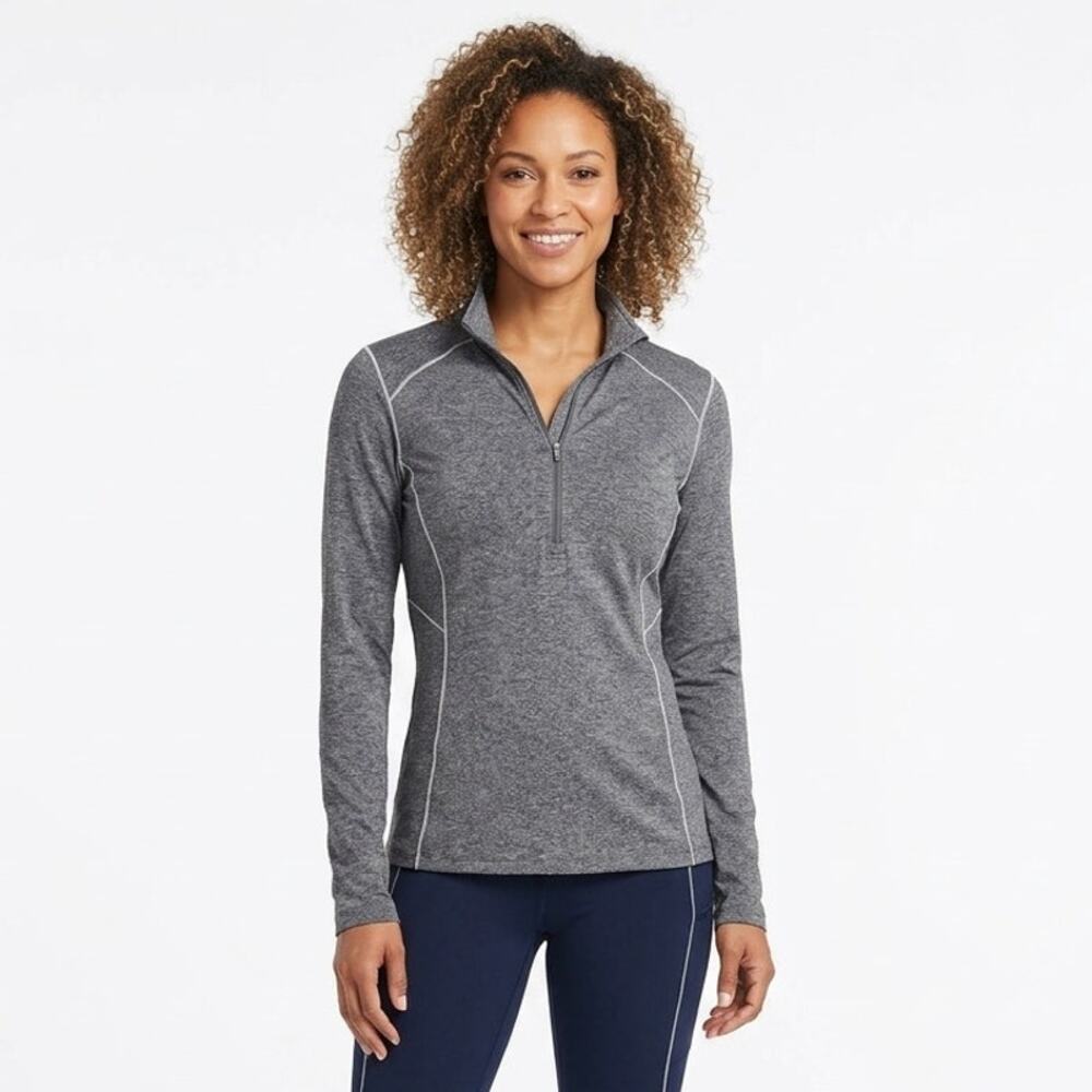 KÜHL Akkomplice Pullover Top Women’s XL Dark Gray 1/4 Zip Base Layer Activewear